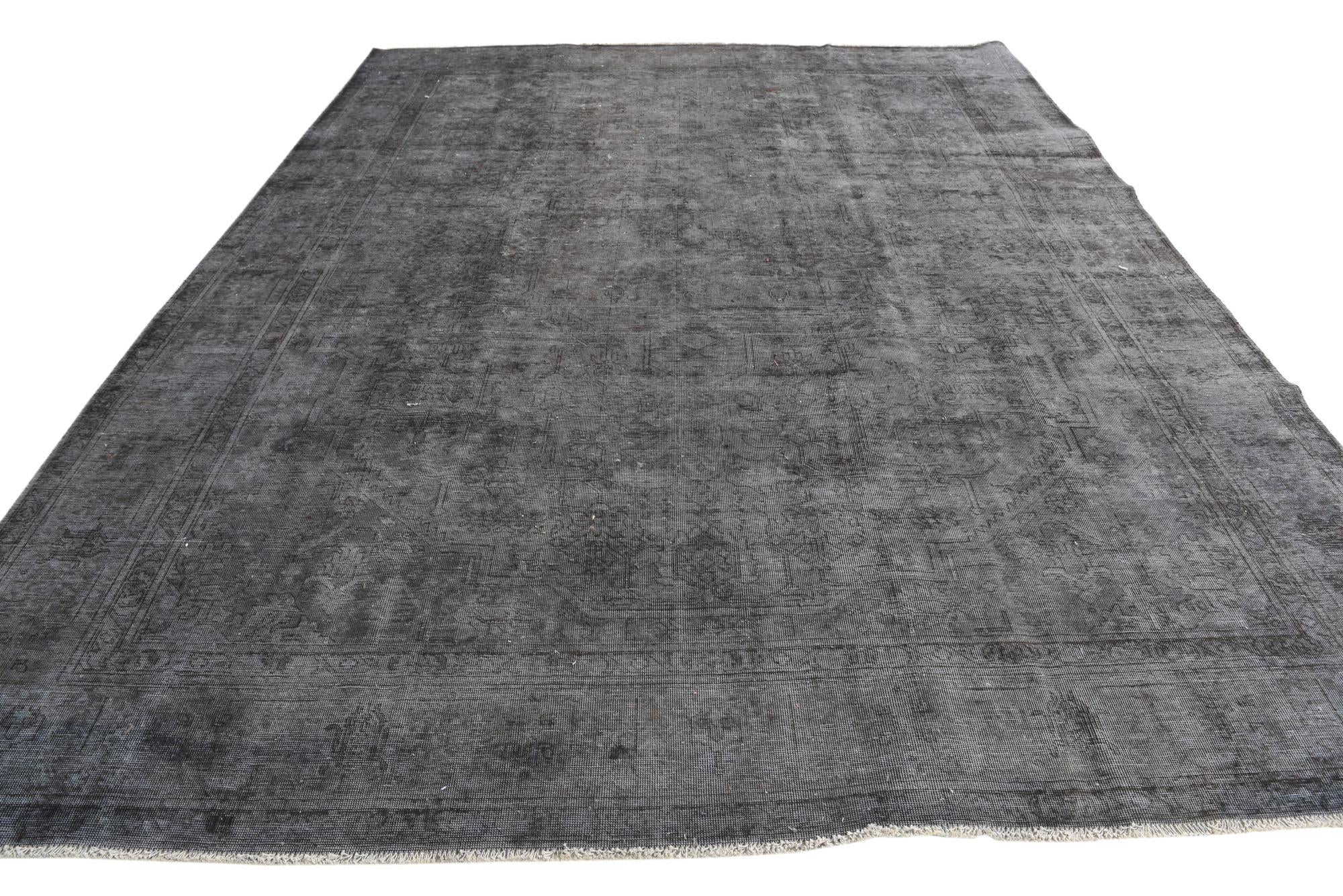 9' 10 x 12' 6 Hand Knotted Ultra Vintage Persian Wool Rug