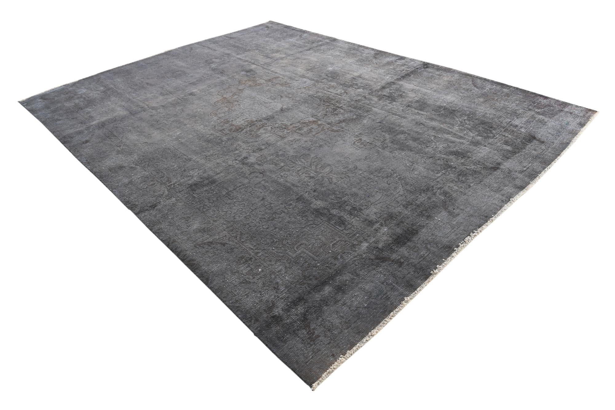 9' 7 x 12' 5 Hand Knotted Ultra Vintage Persian Wool Rug