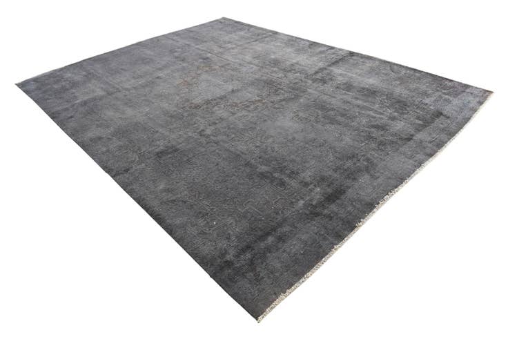 Detail image of 9' 7 x 12' 5 Hand Knotted Ultra Vintage Persian Wool Rug