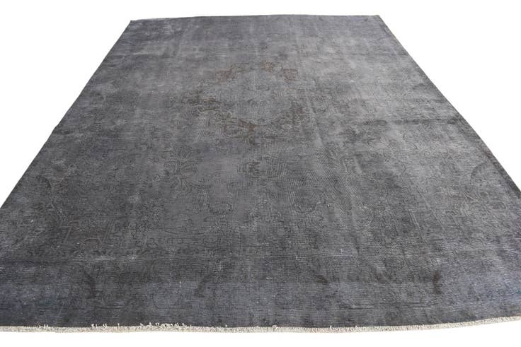 Detail image of 9' 7 x 12' 5 Hand Knotted Ultra Vintage Persian Wool Rug