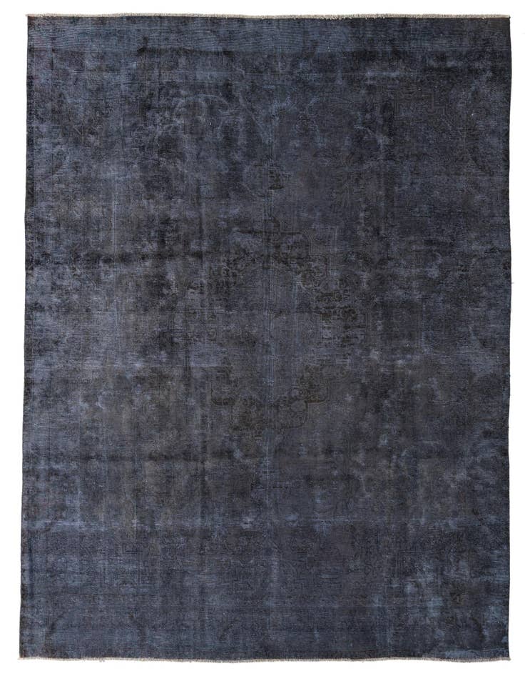 Detail image of 9' 7 x 12' 5 Hand Knotted Ultra Vintage Persian Wool Rug