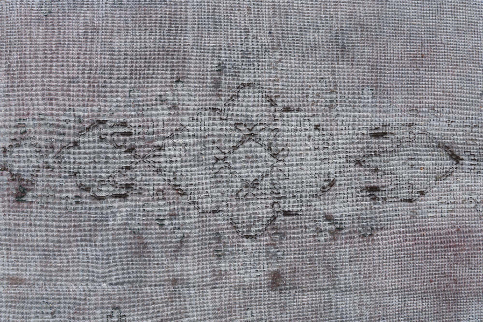 5' 7 x 8' 9 Hand Knotted Ultra Vintage Persian Wool Rug