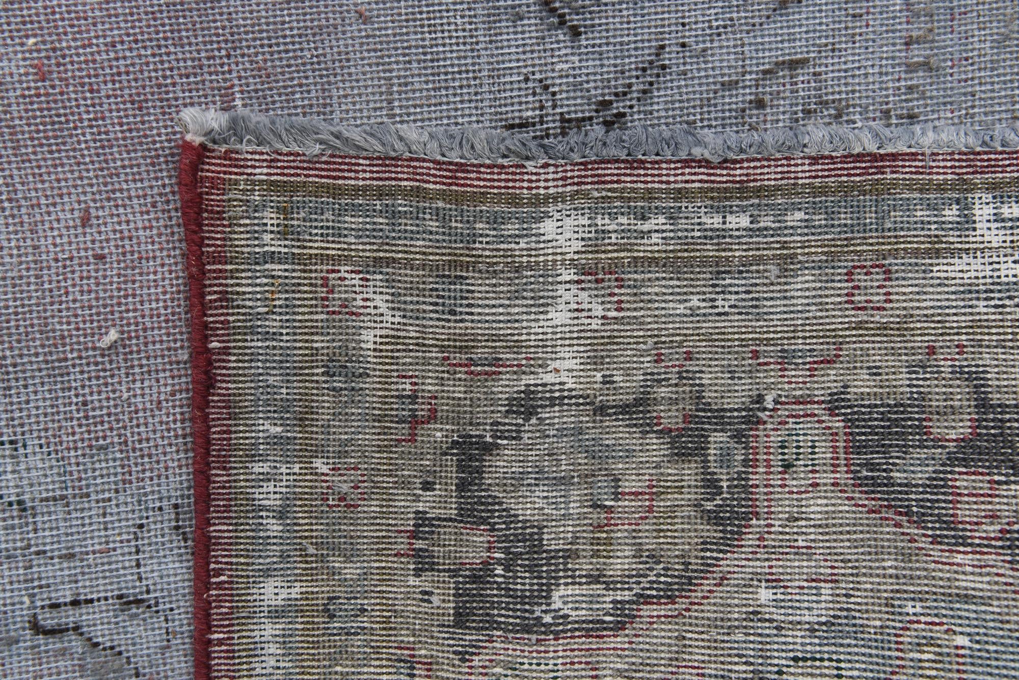 5' 7 x 8' 9 Hand Knotted Ultra Vintage Persian Wool Rug