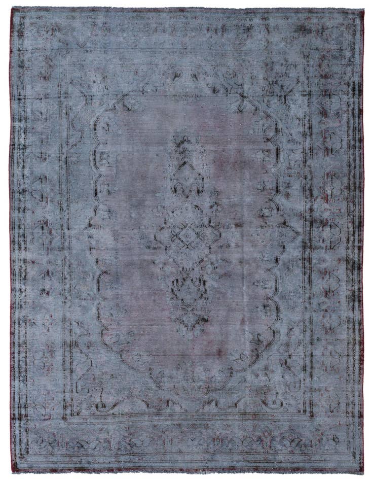 Detail image of 5' 7 x 8' 9 Hand Knotted Ultra Vintage Persian Wool Rug