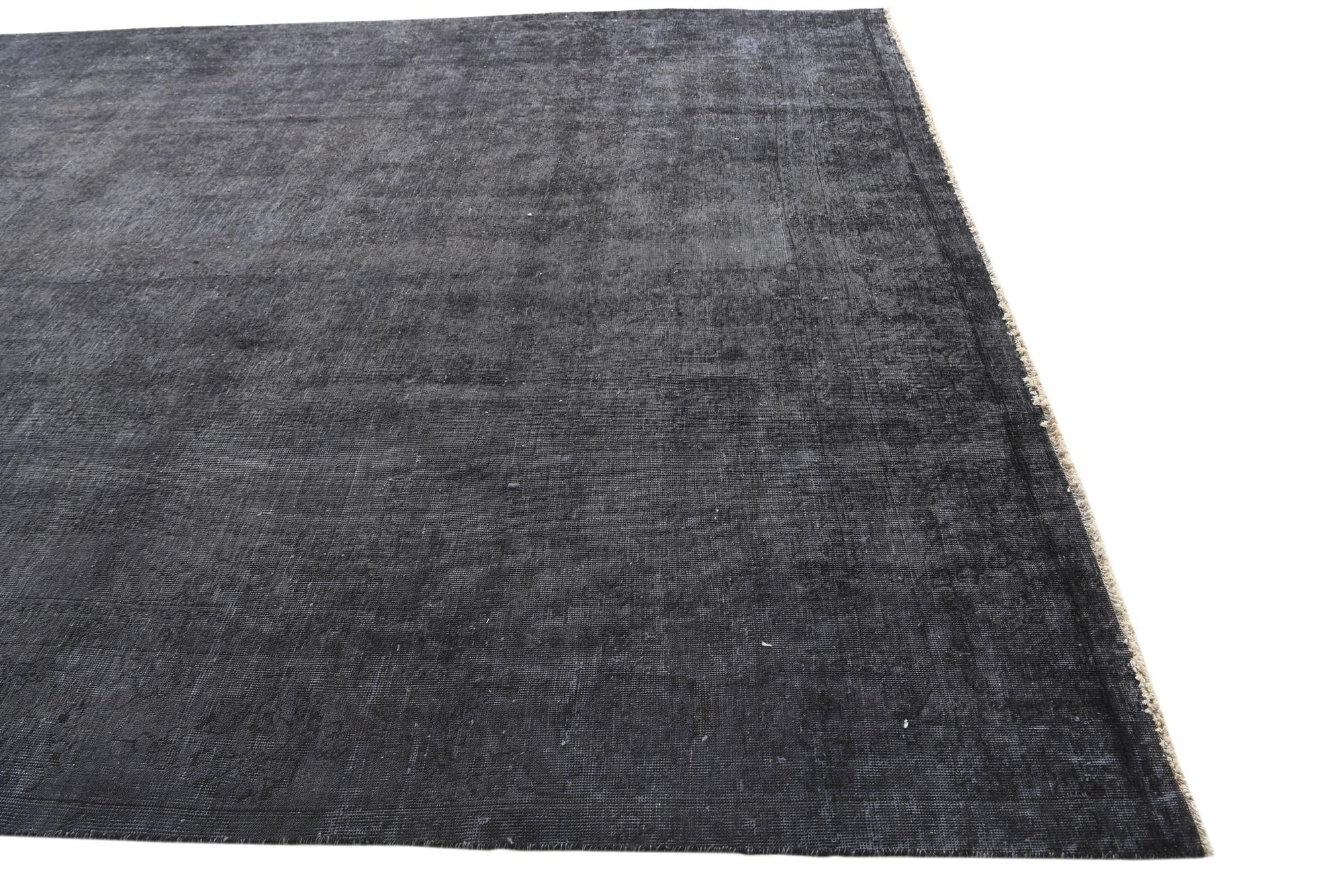 9' 4 x 11' 4 Hand Knotted Ultra Vintage Persian Wool Rug