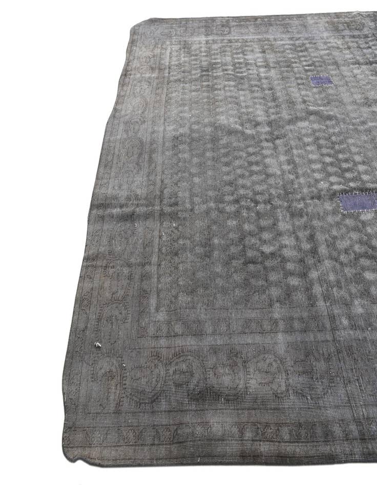 Detail image of 9' 5 x 12' 3  Hand Knotted Ultra Vintage Persian Wool Rug