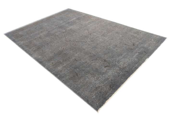 6' 8 x 9' 9 Hand Knotted Ultra Vintage Persian Wool Rug