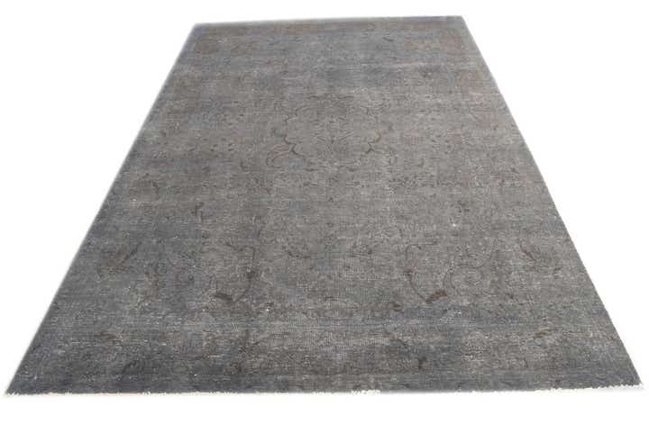 6' 8 x 9' 9 Hand Knotted Ultra Vintage Persian Wool Rug