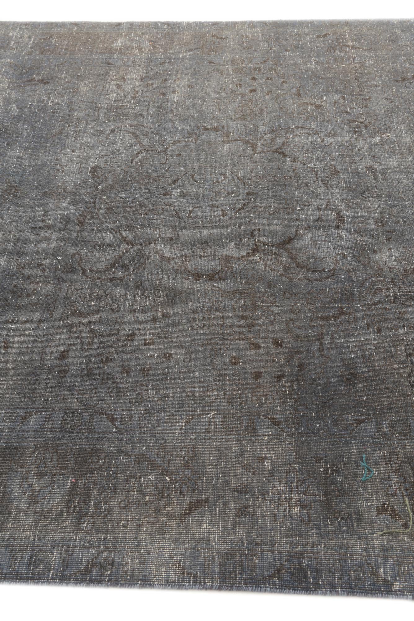 6' 8 x 9' 9 Hand Knotted Ultra Vintage Persian Wool Rug