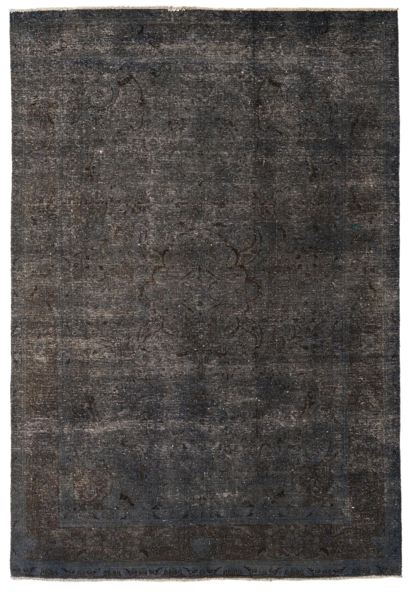 6' 8 x 9' 9 Hand Knotted Ultra Vintage Persian Wool Rug