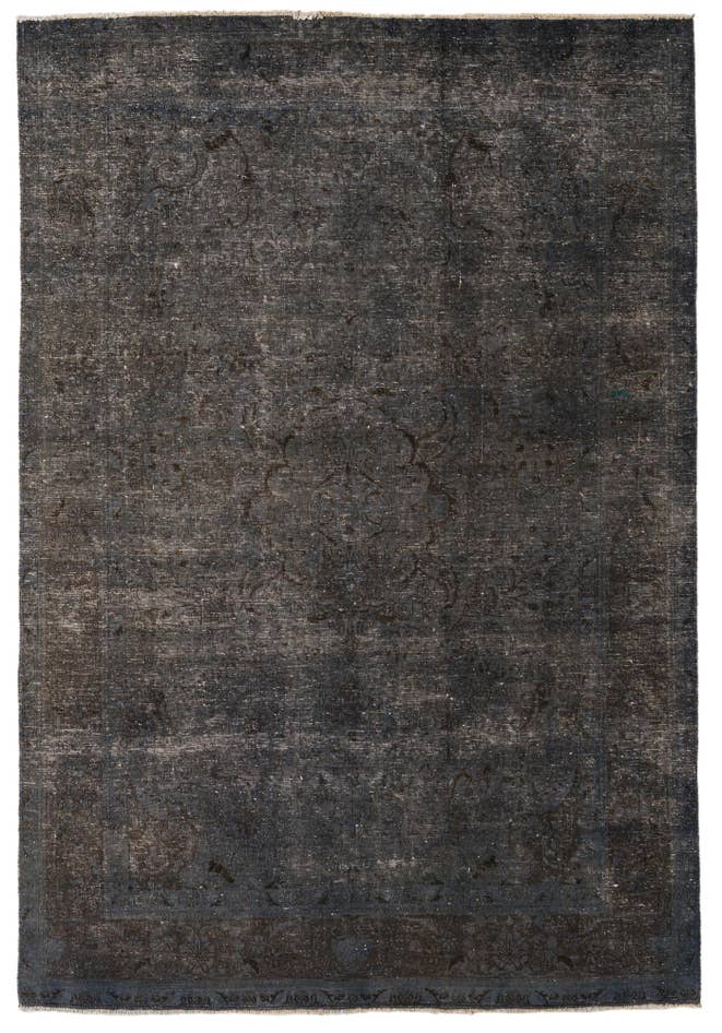 Detail image of 6' 8 x 9' 9 Hand Knotted Ultra Vintage Persian Wool Rug