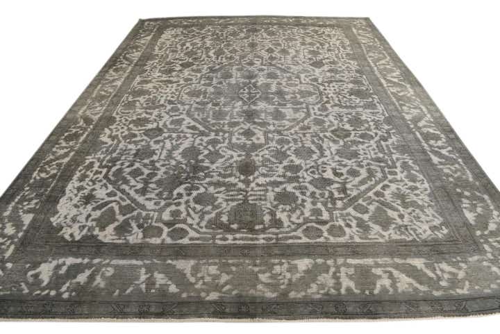 9' 7 x 12' 7 Hand Knotted Ultra Vintage Persian Wool Rug