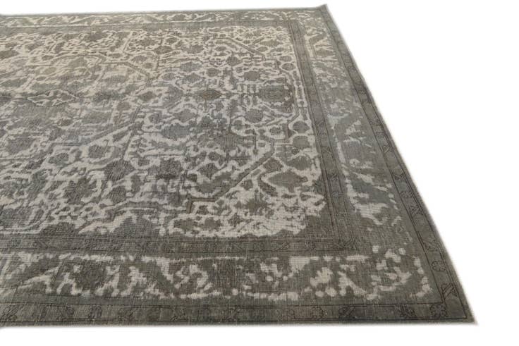 Detail image of 9' 7 x 12' 7 Hand Knotted Ultra Vintage Persian Wool Rug