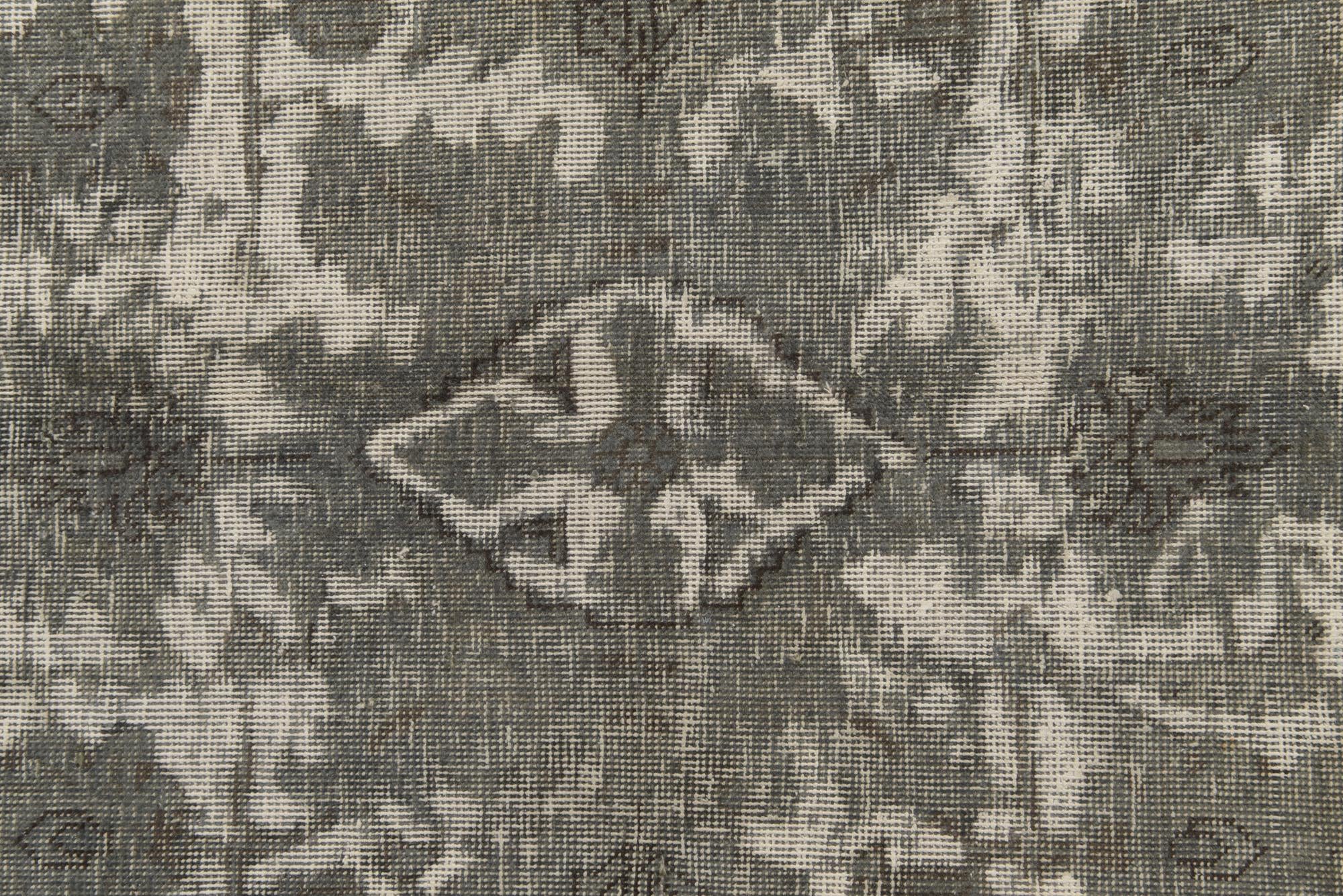 9' 7 x 12' 7 Hand Knotted Ultra Vintage Persian Wool Rug