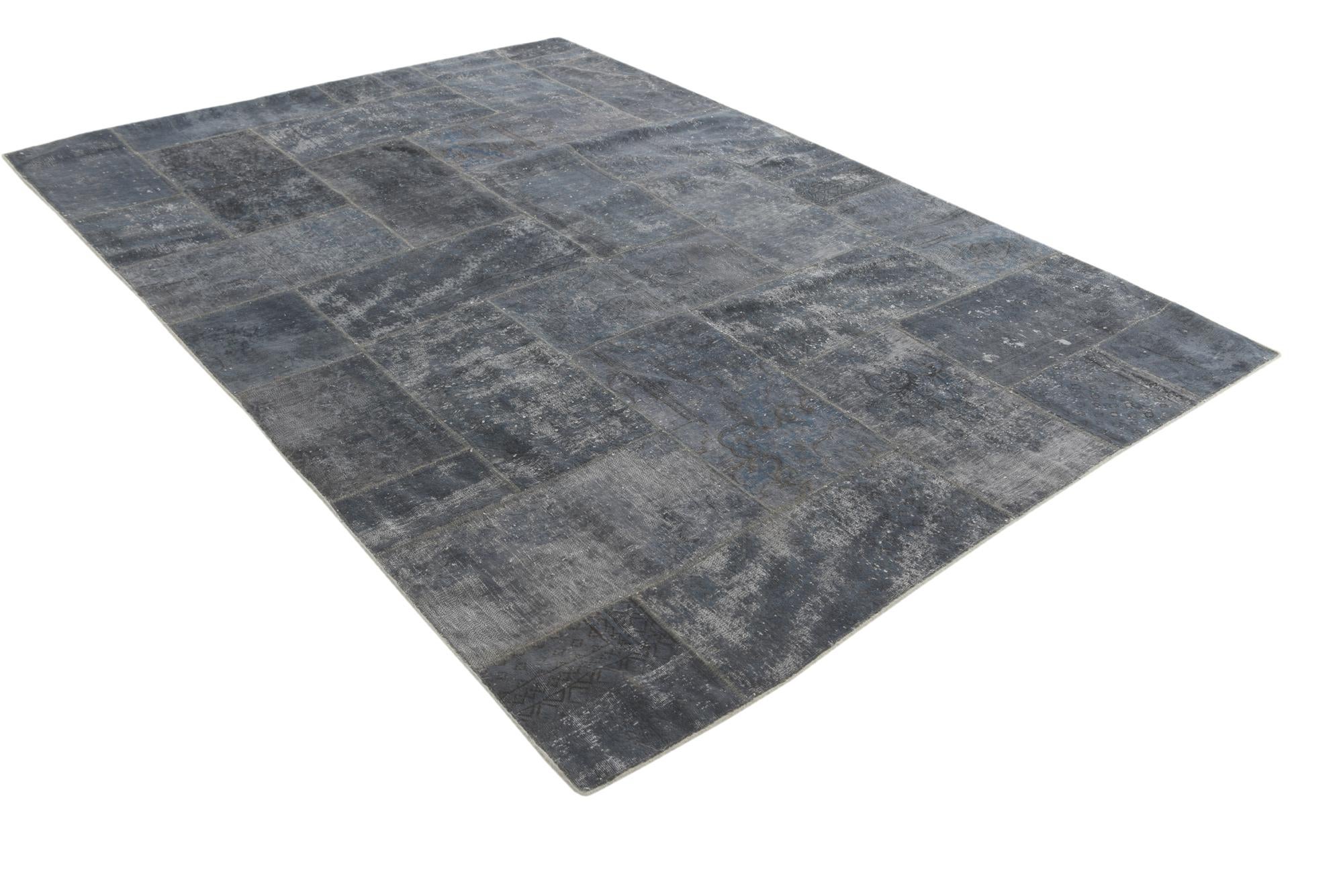 6' 9 x 10' Hand Knotted Ultra Vintage Persian Wool Rug