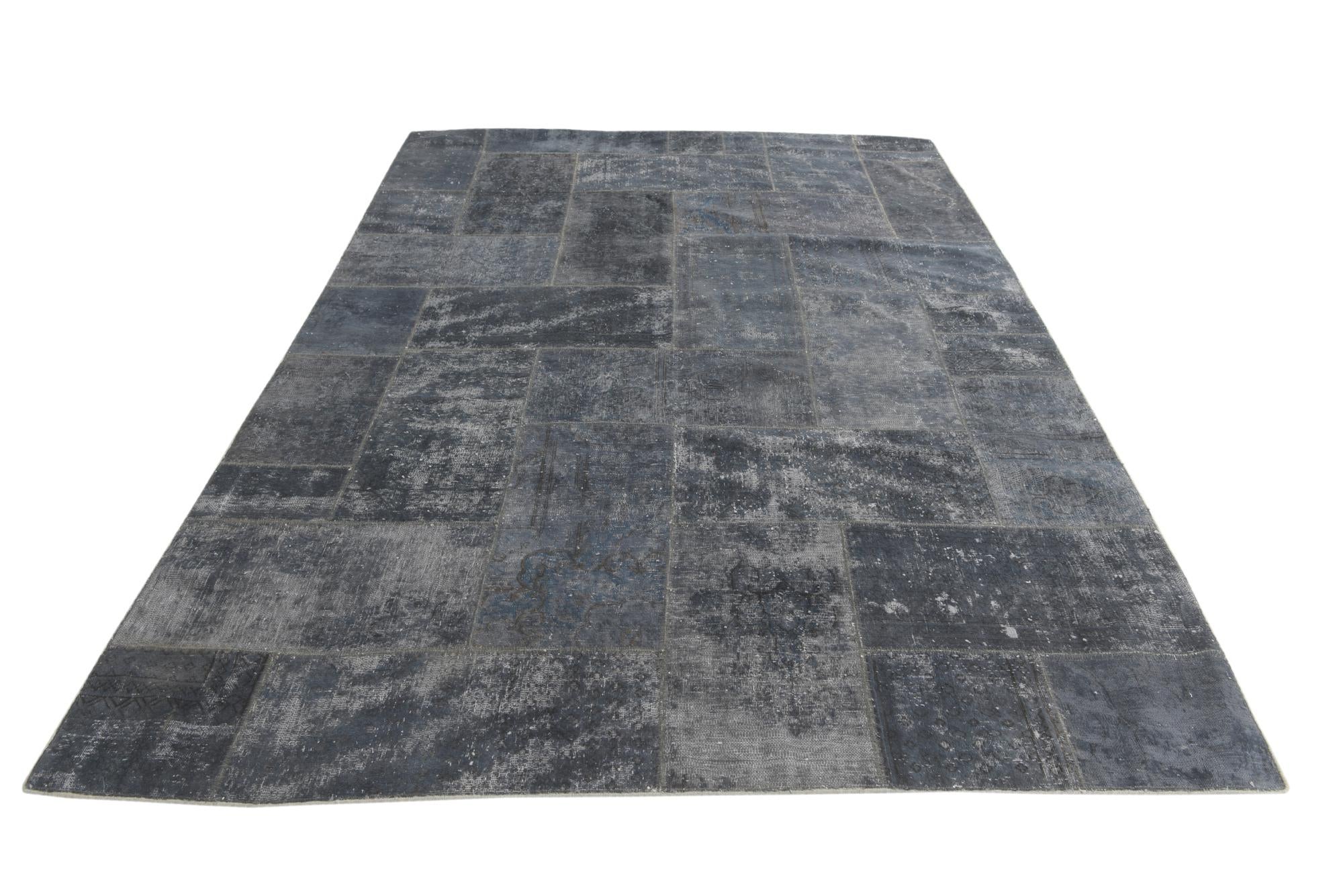 6' 9 x 10' Hand Knotted Ultra Vintage Persian Wool Rug