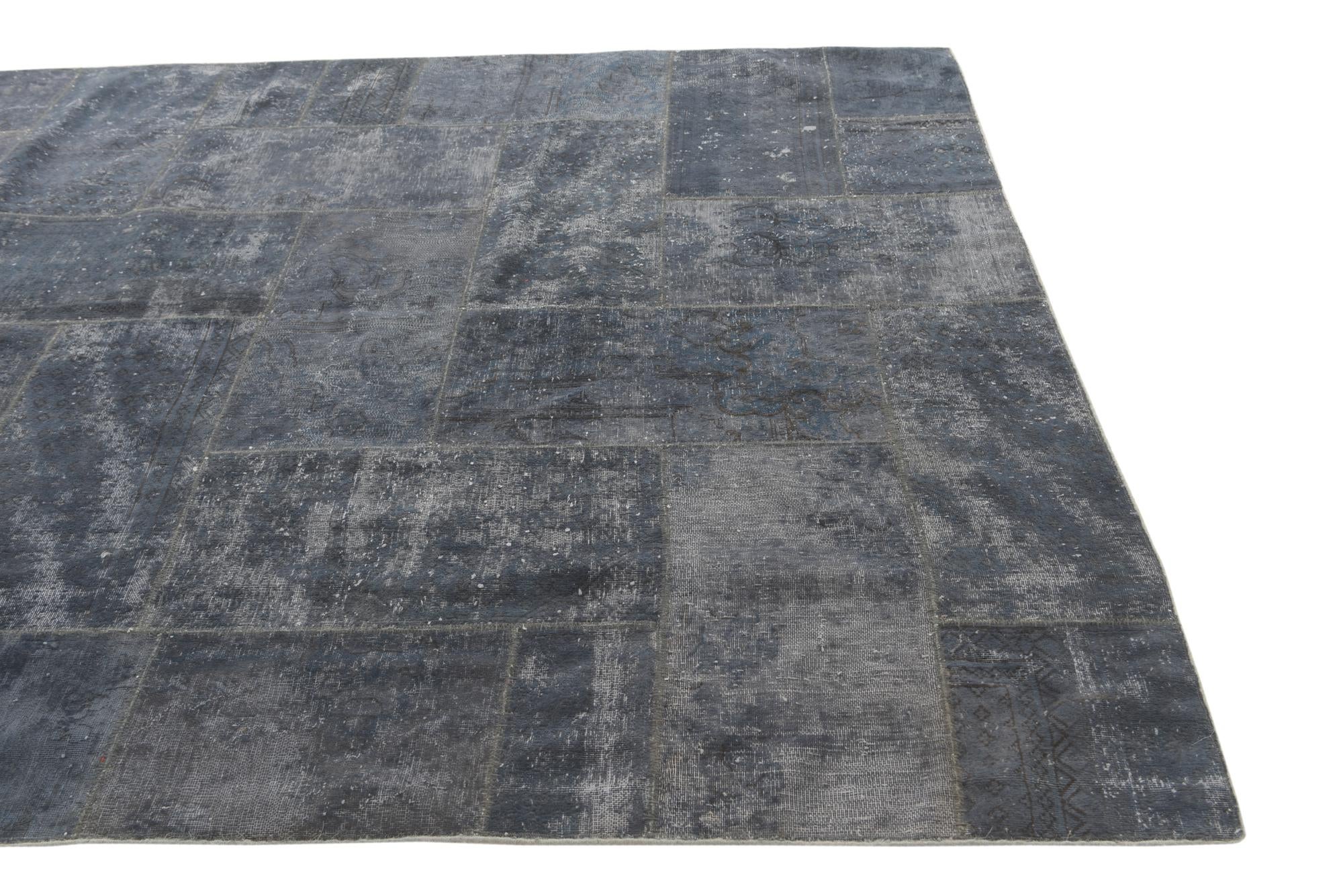 6' 9 x 10' Hand Knotted Ultra Vintage Persian Wool Rug