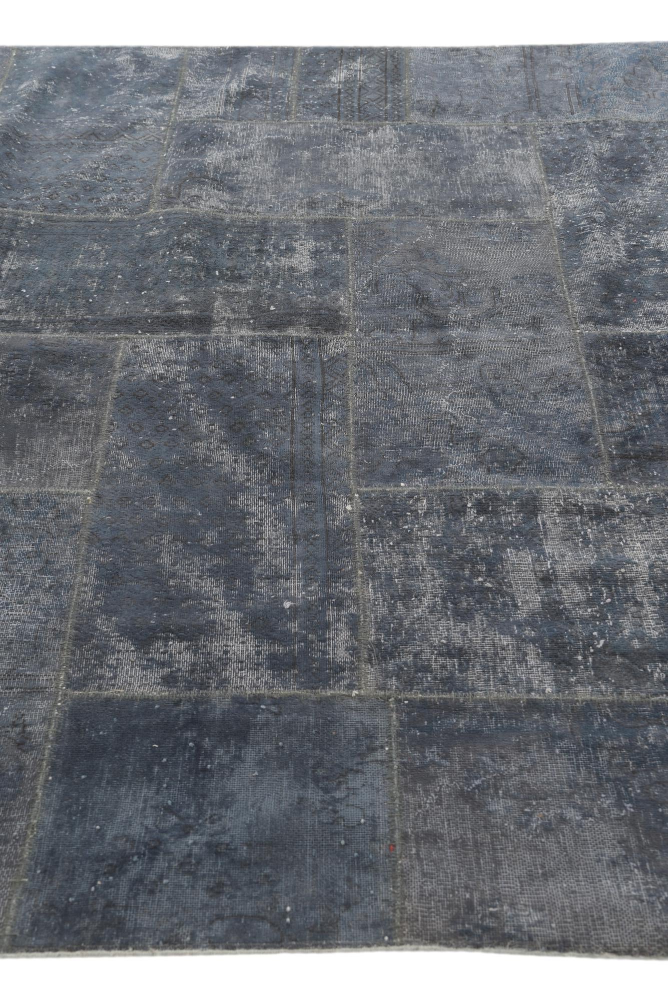 6' 9 x 10' Hand Knotted Ultra Vintage Persian Wool Rug
