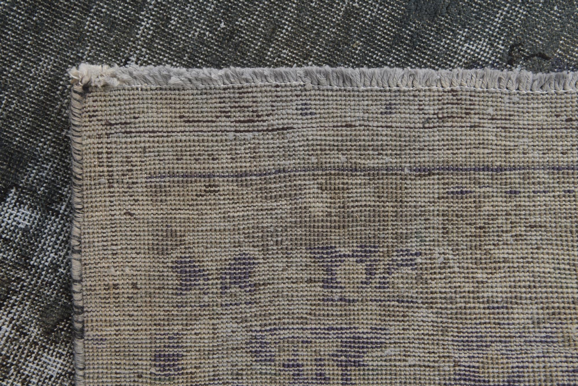 6' 5 x 9' 6 Hand Knotted Ultra Vintage Persian Wool Rug