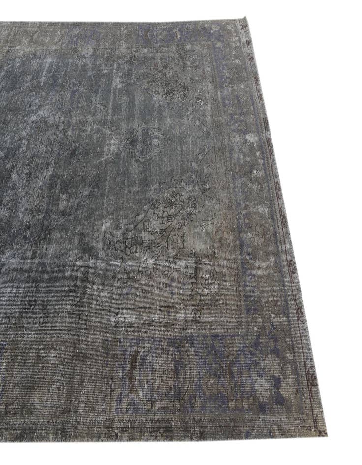 Detail image of 6' 5 x 9' 6  Hand Knotted Ultra Vintage Persian Wool Rug