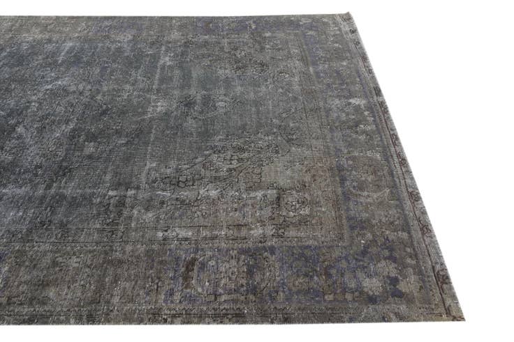 Detail image of 6' 5 x 9' 6 Hand Knotted Ultra Vintage Persian Wool Rug