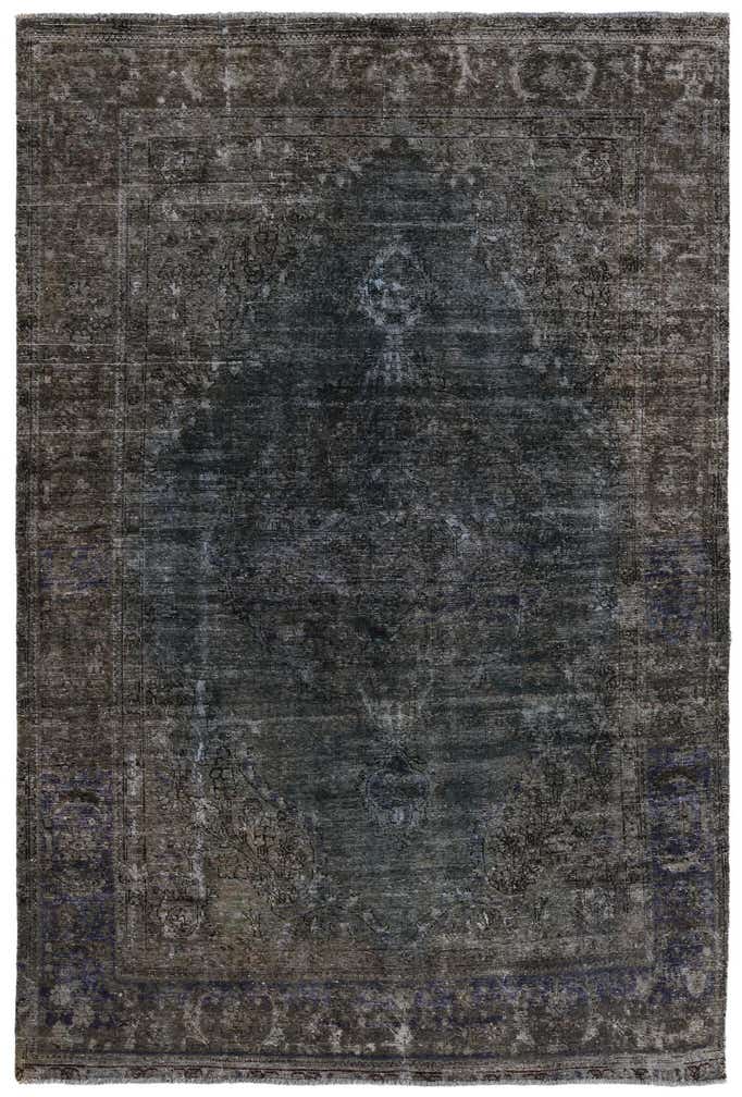 6' 5 x 9' 6 Hand Knotted Ultra Vintage Persian Wool Rug
