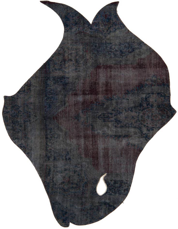 Detail image of 5' 8 x 8' 4 Hand Knotted Ultra Vintage Persian Wool Rug