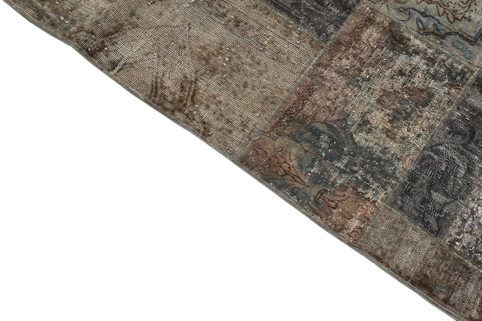 6' x 9' 1 Hand Knotted Ultra Vintage Persian Wool Rug