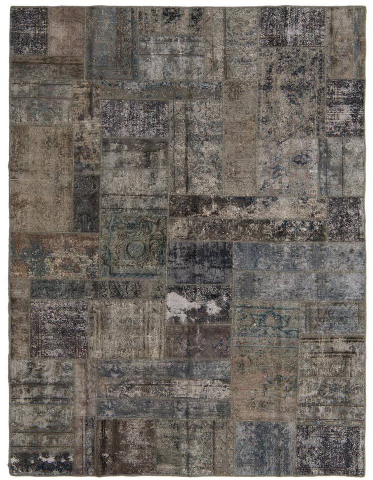 Detail image of 6' x 9' 1 Hand Knotted Ultra Vintage Persian Wool Rug