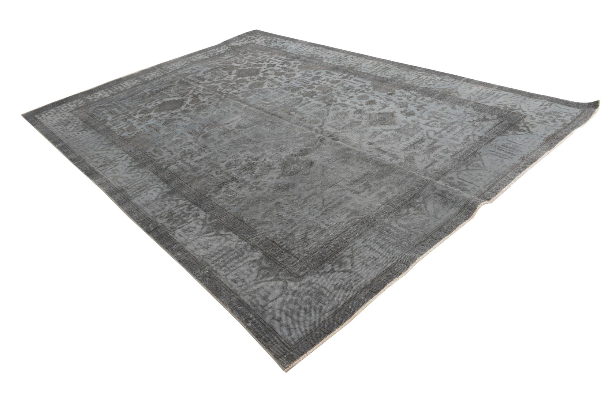 8' x 11' 1 Hand Knotted Ultra Vintage Persian Wool Rug