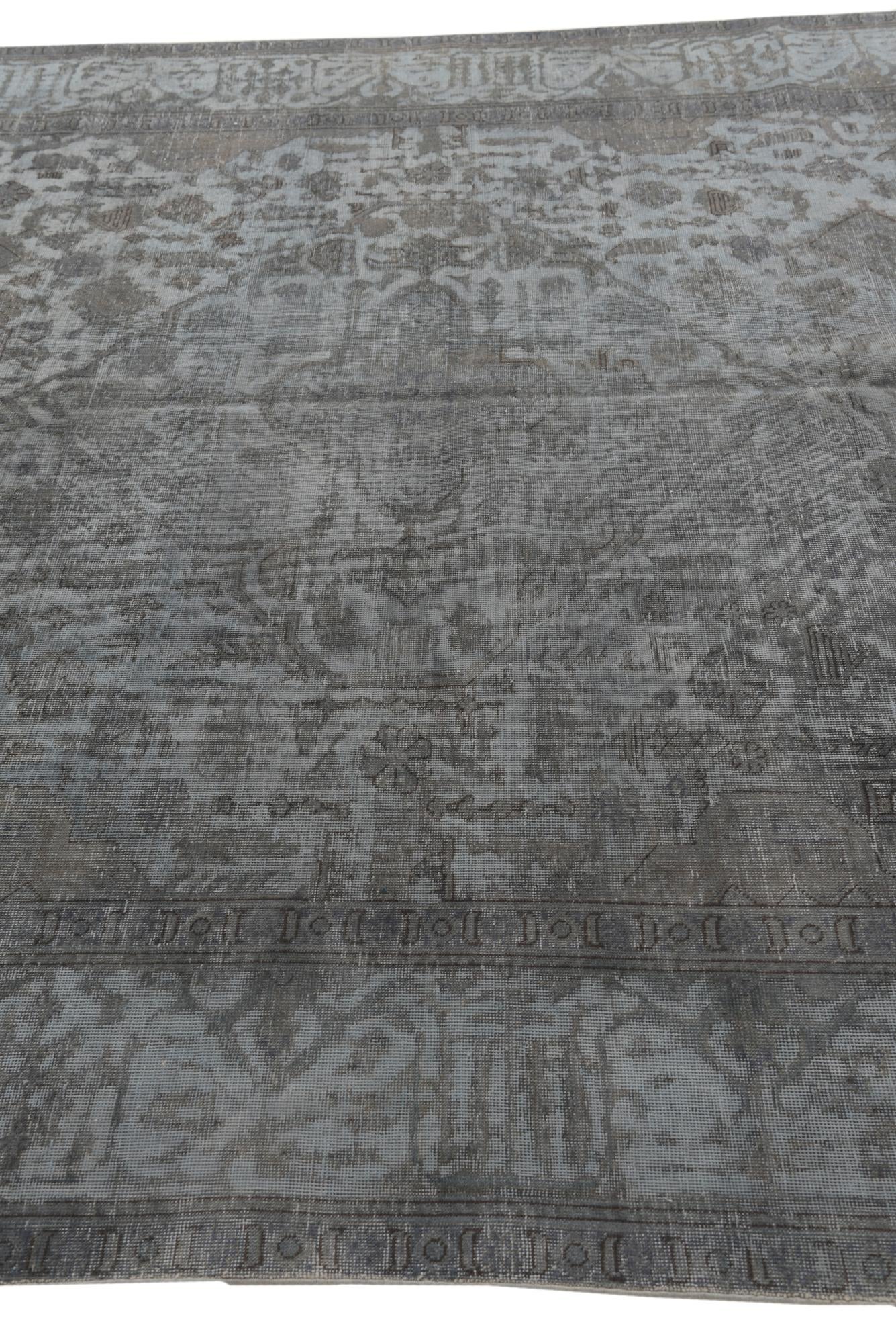 8' x 11' 1 Hand Knotted Ultra Vintage Persian Wool Rug