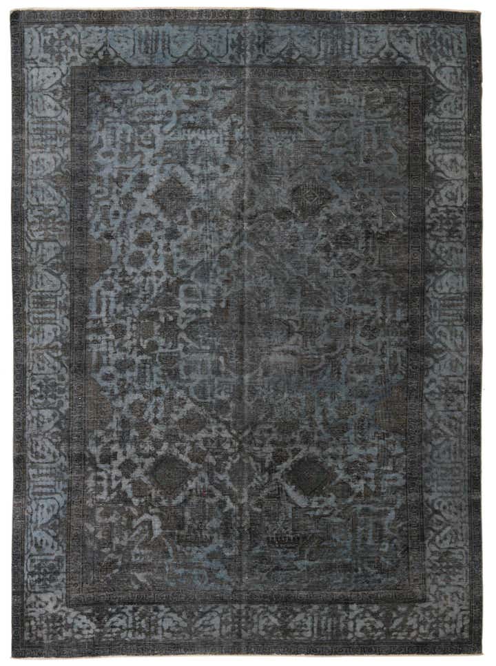 8' x 11' 1 Hand Knotted Ultra Vintage Persian Wool Rug
