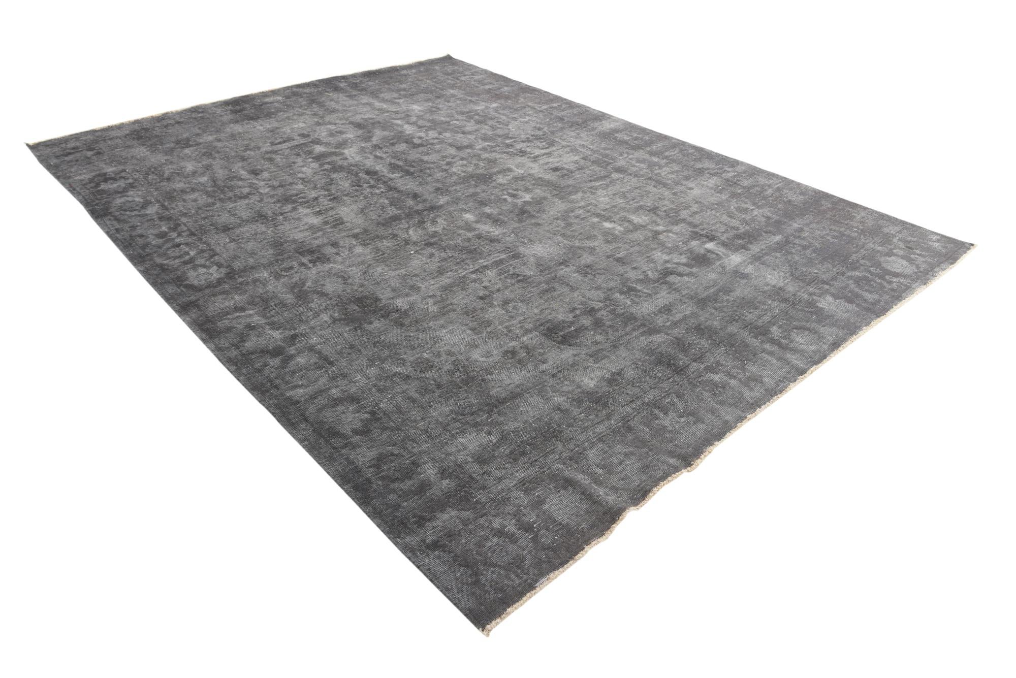 9' 1 x 12' Hand Knotted Ultra Vintage Persian Wool Rug