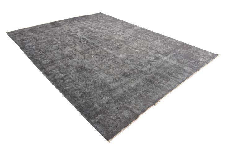 Detail image of 9' 1 x 12' Hand Knotted Ultra Vintage Persian Wool Rug