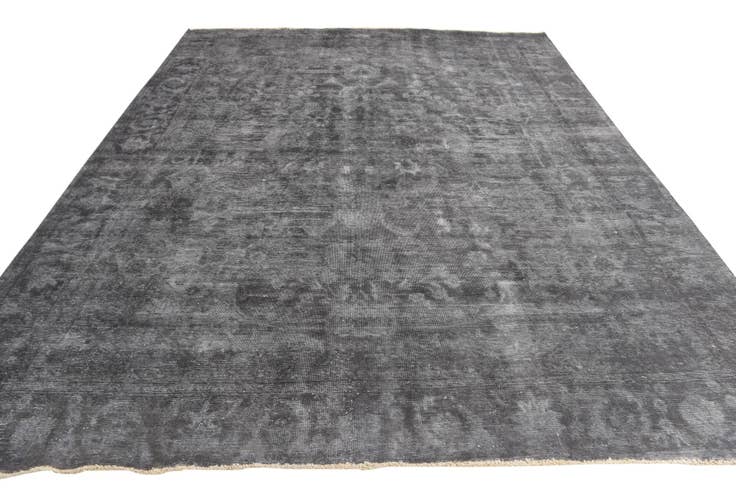 Detail image of 9' 1 x 12' Hand Knotted Ultra Vintage Persian Wool Rug