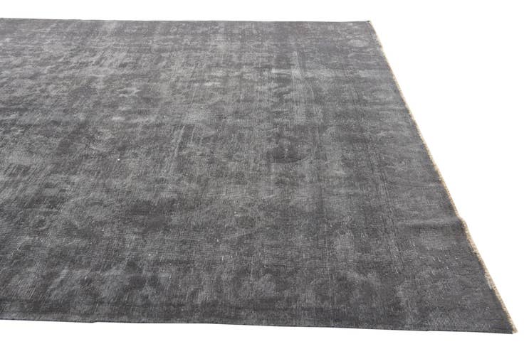 Detail image of 9' 1 x 12' Hand Knotted Ultra Vintage Persian Wool Rug