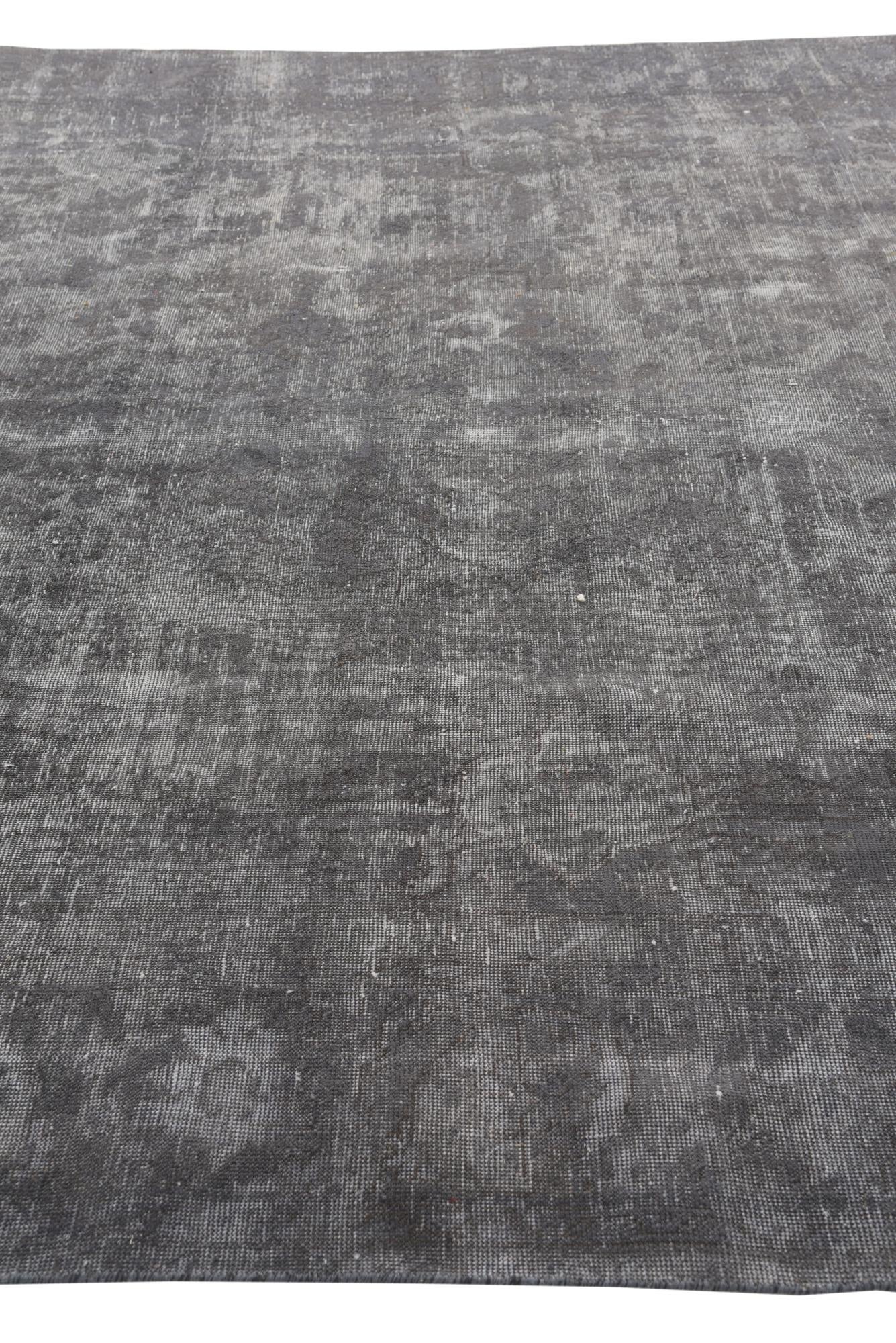 9' 1 x 12' Hand Knotted Ultra Vintage Persian Wool Rug
