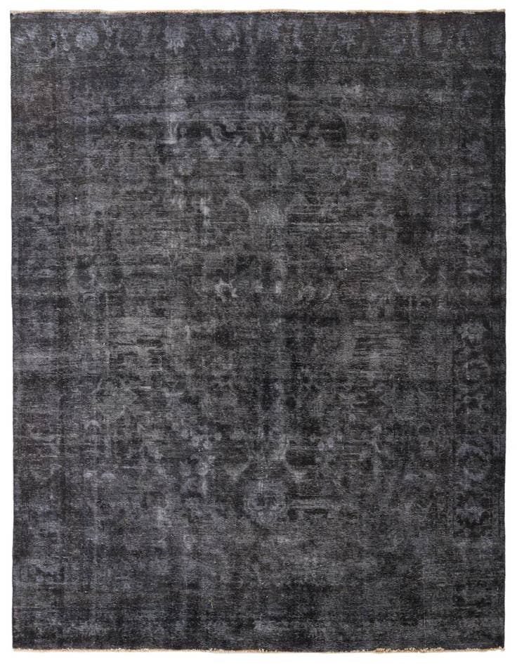 Detail image of 9' 1 x 12' Hand Knotted Ultra Vintage Persian Wool Rug