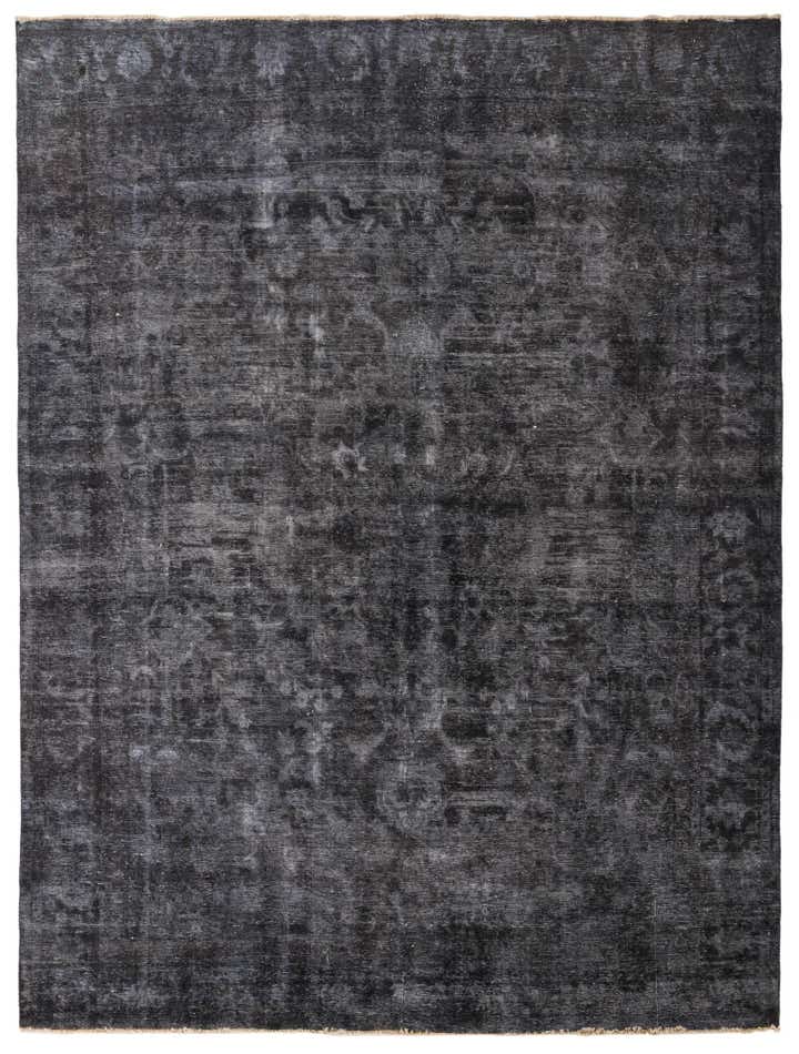 9' 1 x 12' Hand Knotted Ultra Vintage Persian Wool Rug