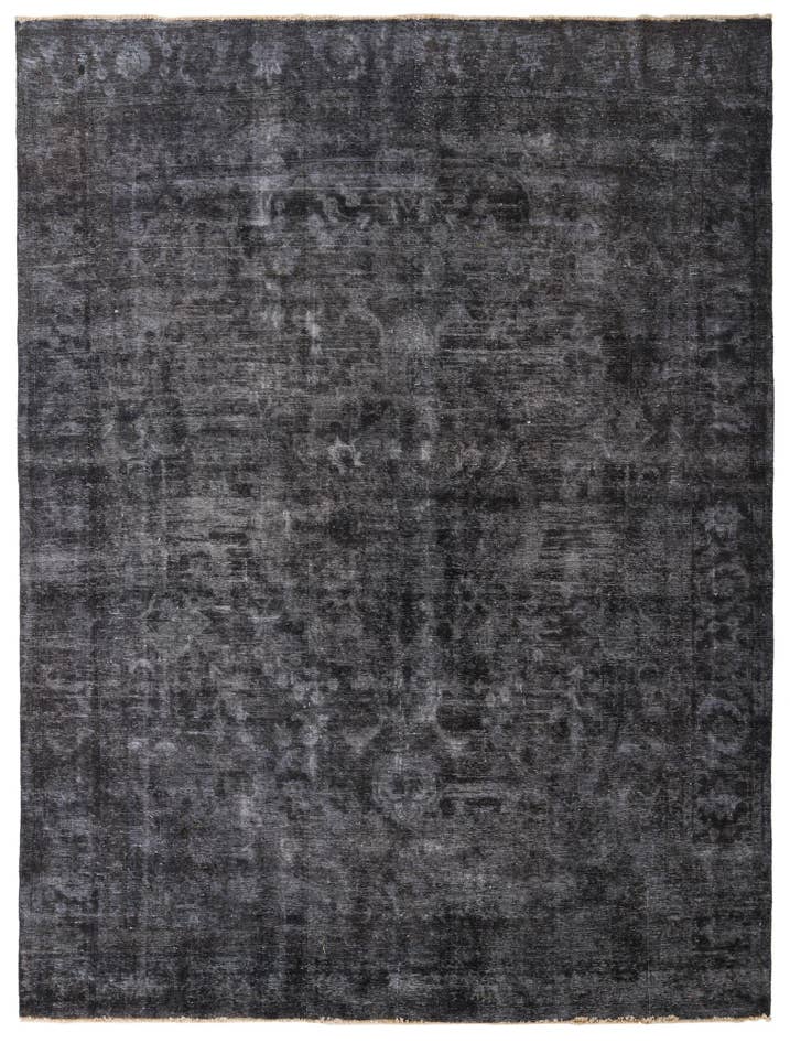 Detail image of 9' 1 x 12' Hand Knotted Ultra Vintage Persian Wool Rug
