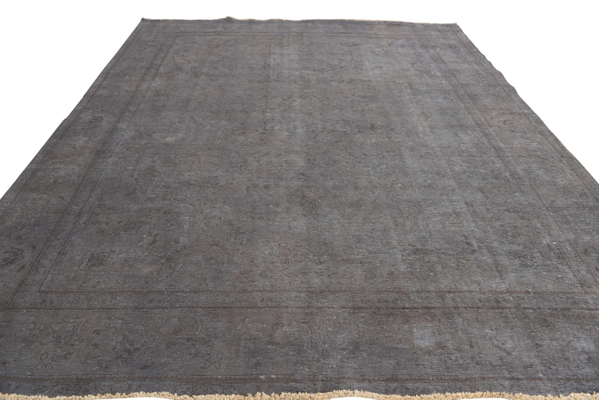 9' 1 x 13' 1 Hand Knotted Ultra Vintage Persian Wool Rug