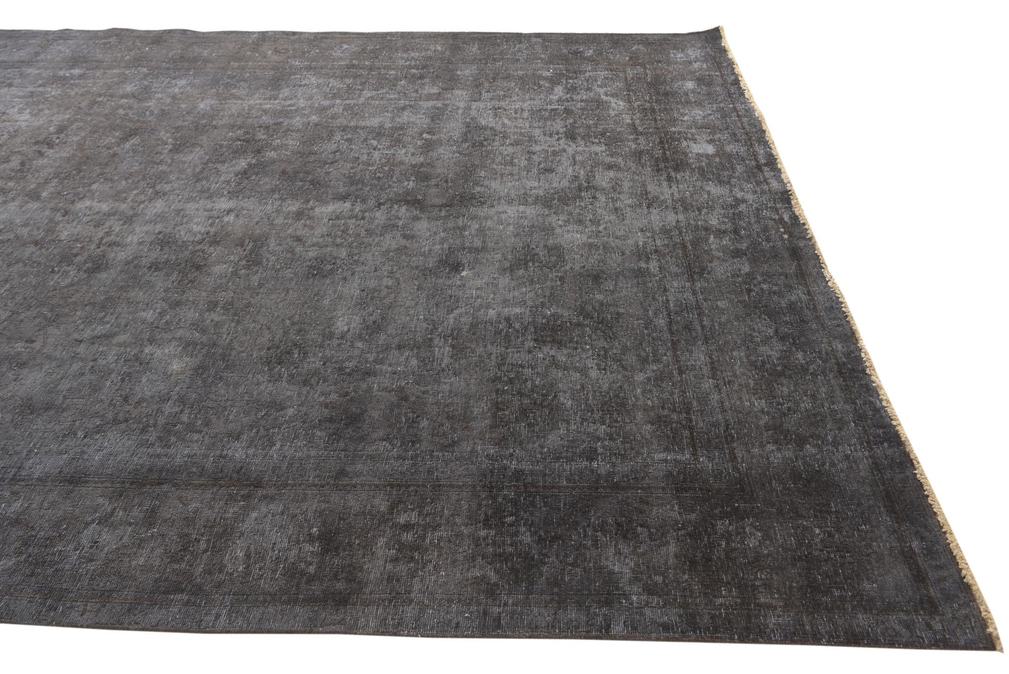 9' 1 x 13' 1 Hand Knotted Ultra Vintage Persian Wool Rug