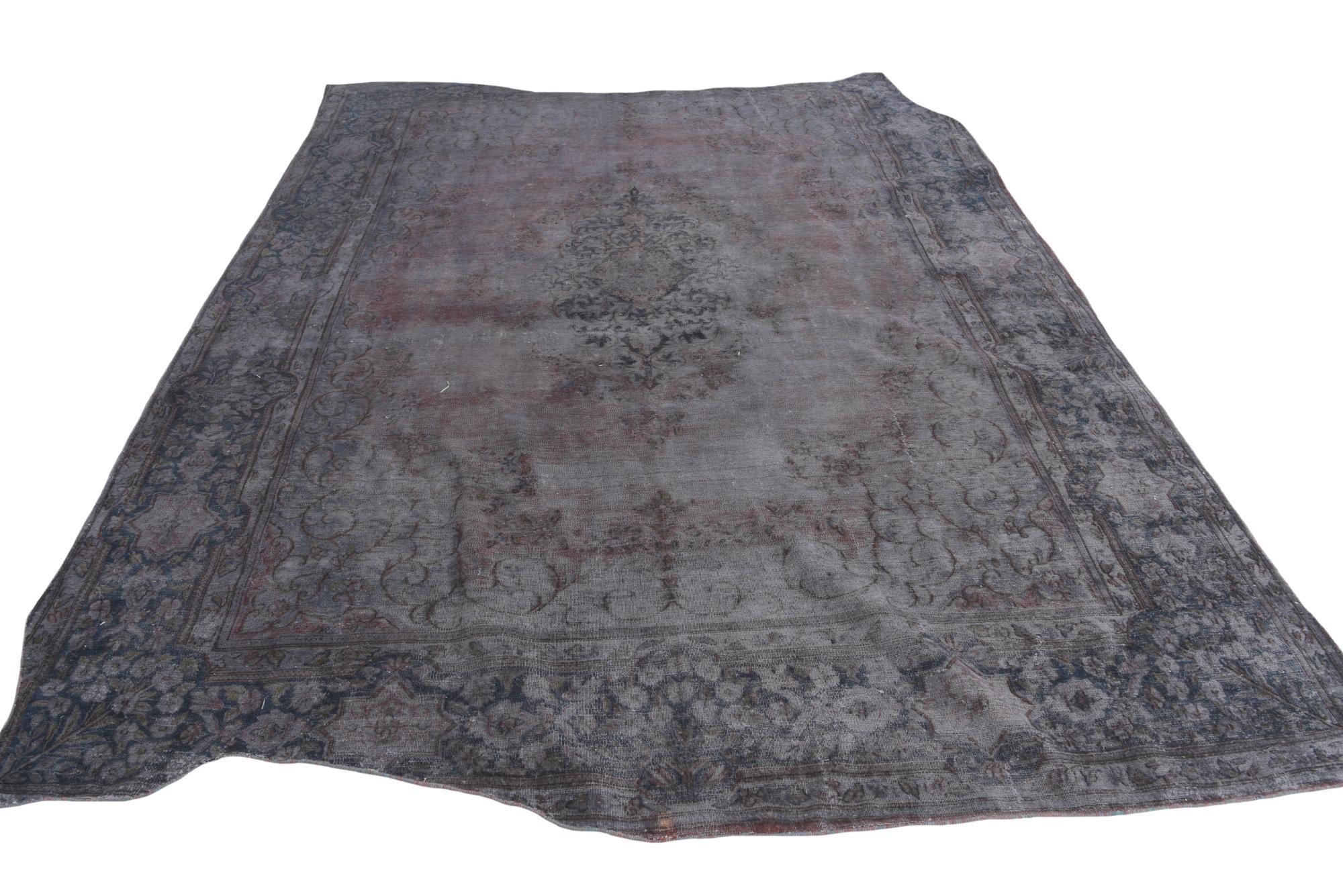 8' 1 x 10' 2 Hand Knotted Ultra Vintage Persian Wool Rug