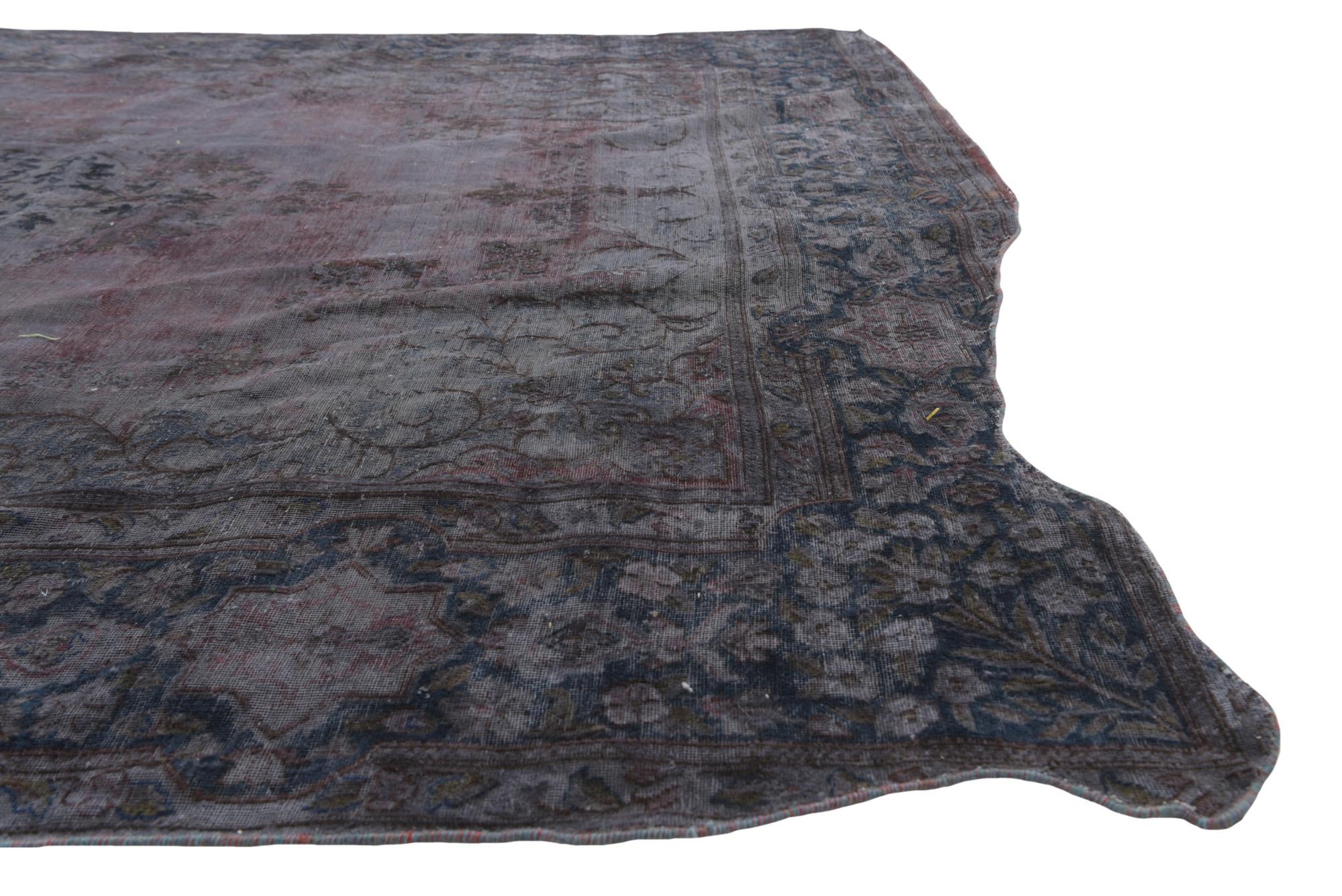 8' 1 x 10' 2 Hand Knotted Ultra Vintage Persian Wool Rug