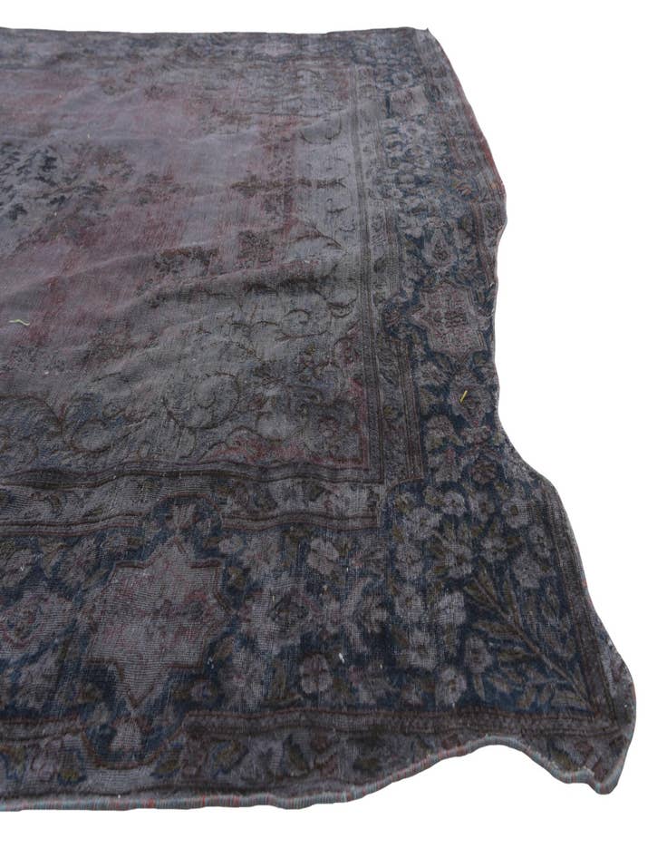 Detail image of 8' 1 x 10' 2  Hand Knotted Ultra Vintage Persian Wool Rug