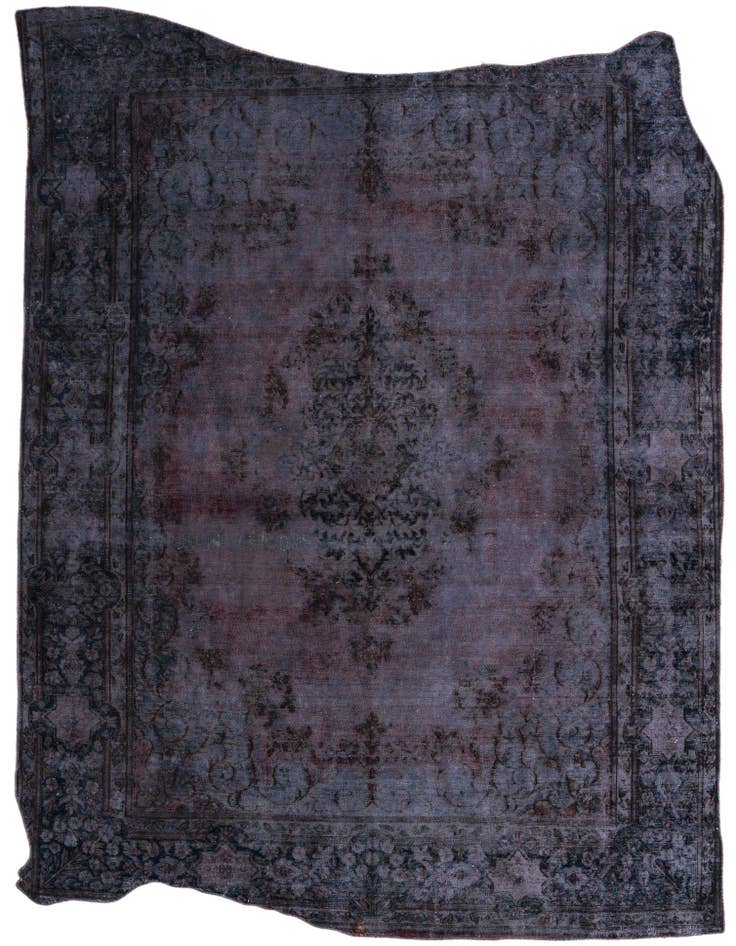 Detail image of 8' 1 x 10' 2 Hand Knotted Ultra Vintage Persian Wool Rug