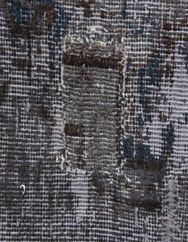 Detail image of 6' 6 x 9' 8  Hand Knotted Ultra Vintage Persian Wool Rug