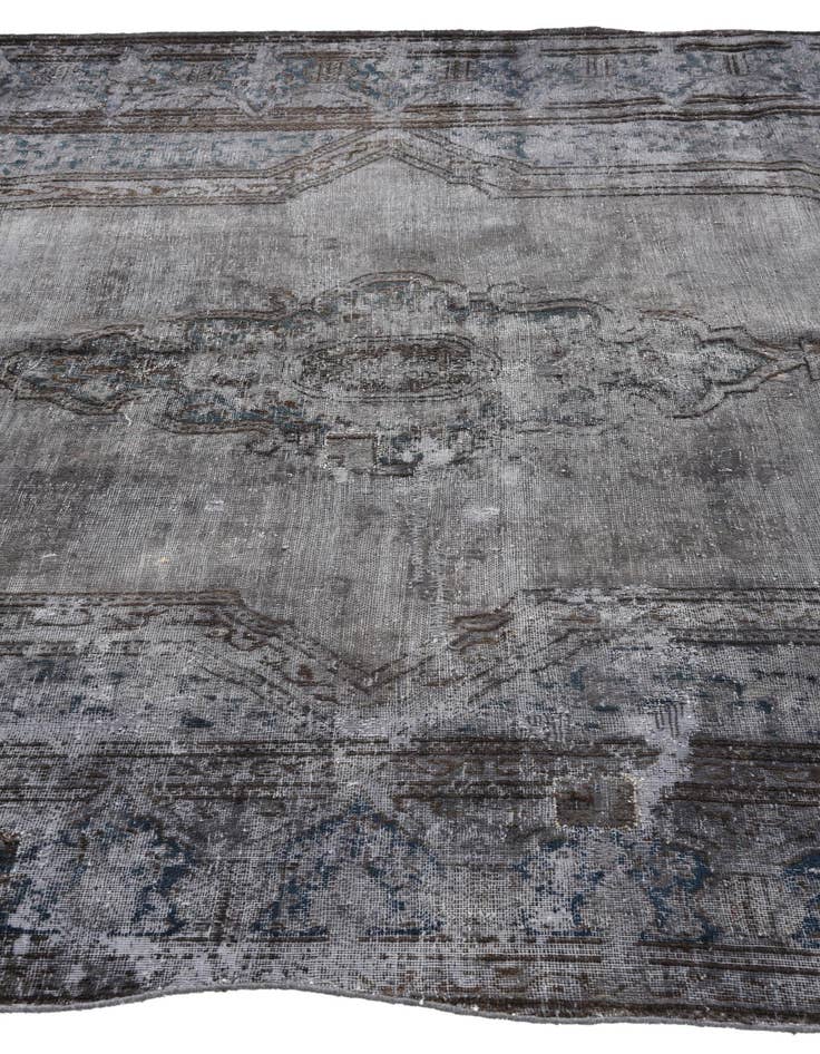 Detail image of 6' 6 x 9' 8  Hand Knotted Ultra Vintage Persian Wool Rug
