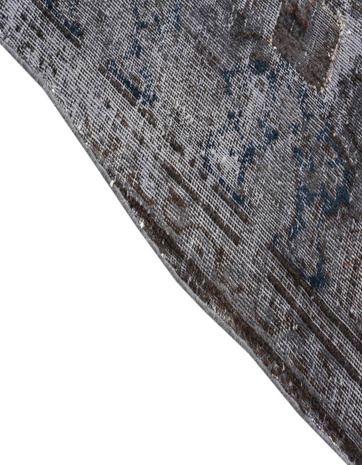 Detail image of 6' 6 x 9' 8  Hand Knotted Ultra Vintage Persian Wool Rug