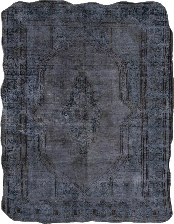  6' 6 x 9' 8  Hand Knotted Ultra Vintage Persian W...